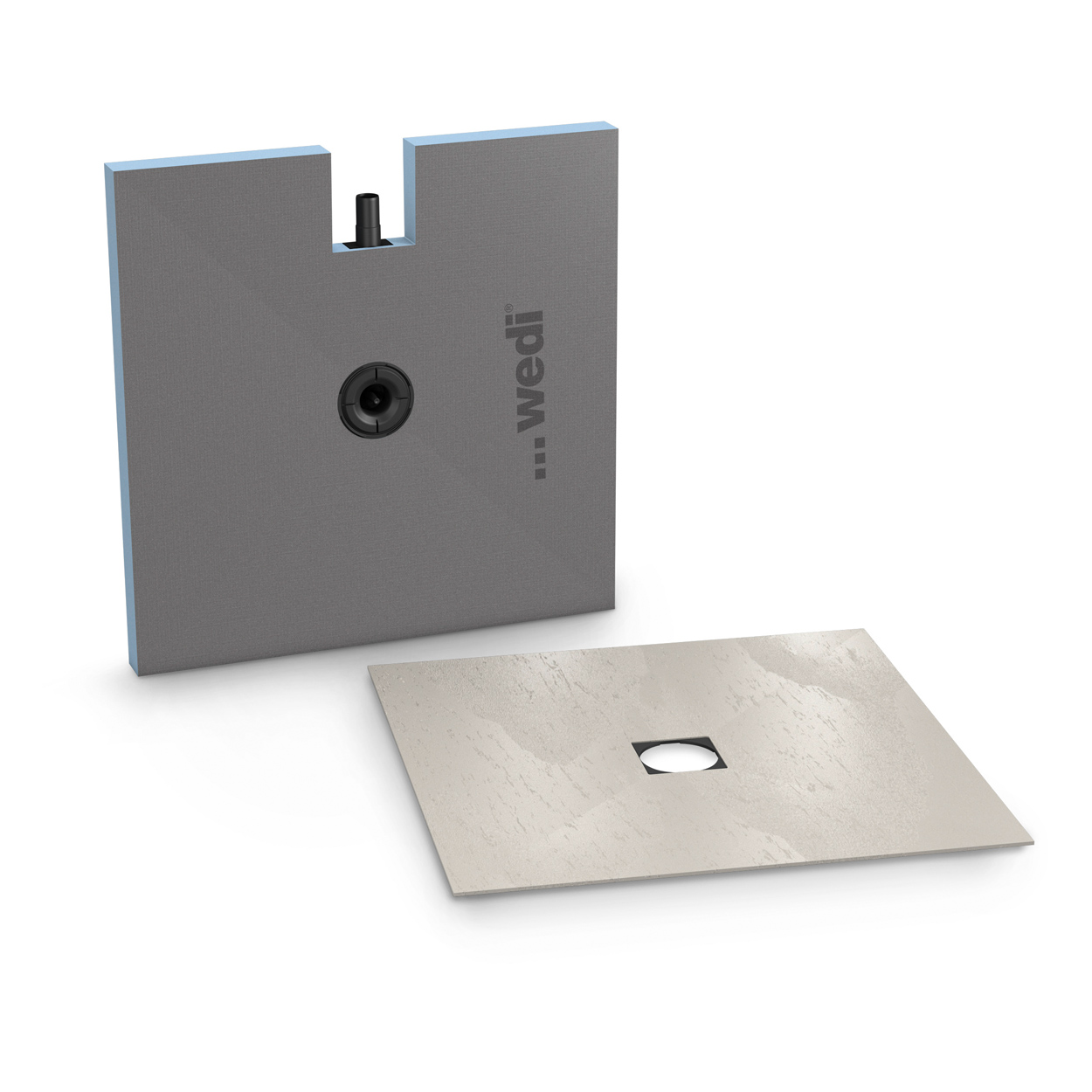 Wedi Fundo Top Plano Stone Grau
